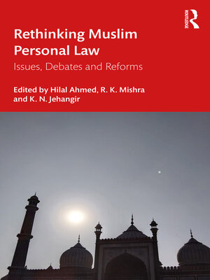 cover image of Rethinking Muslim Personal Law